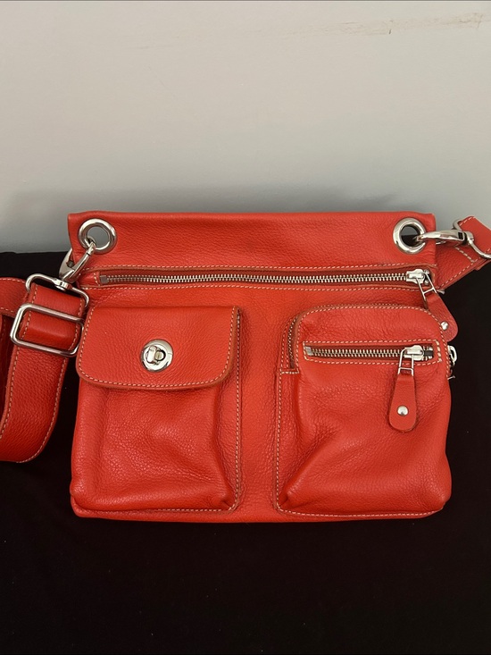 Roots Handbags - Roots Red Leather Crossbody Bag